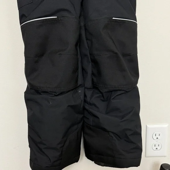 Columbia Youth Kids Black Snow Bibs Size 8 - Picture 2 of 7